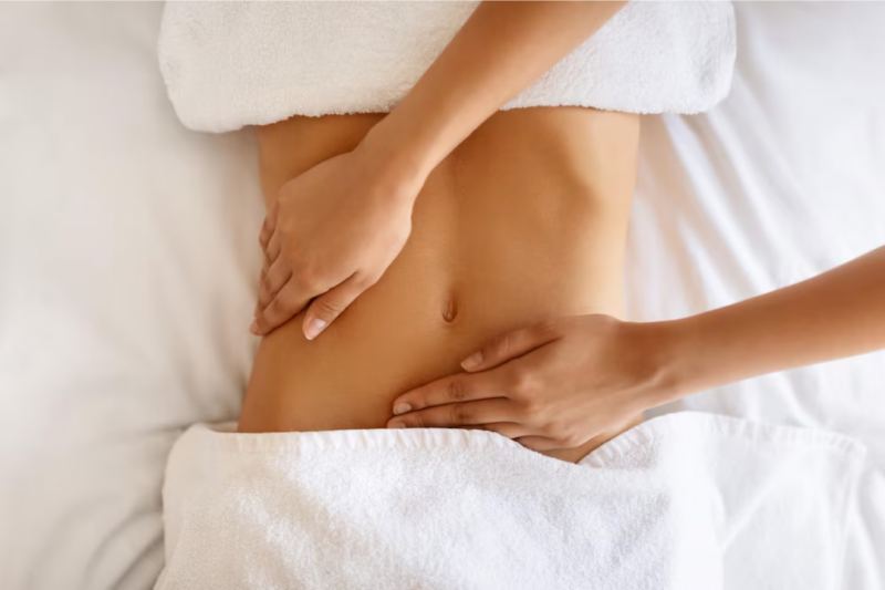 Drenagem Linfática na Barriga para Emagrecer e Desinchar