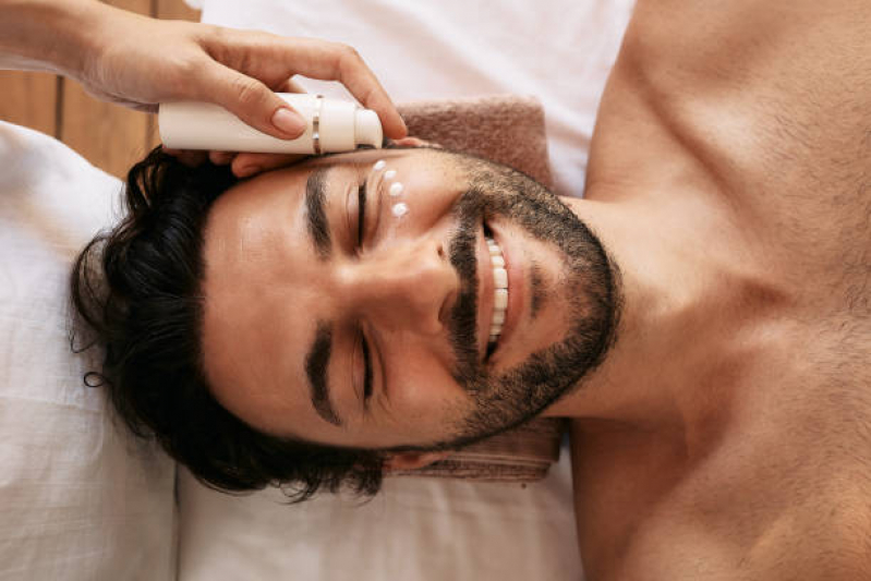Limpeza Rosto Masculino Agendar Lagoinha - Limpeza de Pele em Homem com Barba