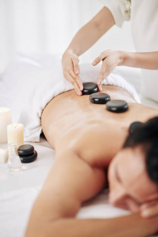 Massagem com Pedra Industrial - Pedras para Massagens